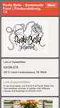 Mobile Screenshot of pastabellarestaurant.com